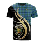 Scottish Falconer Clan Badge T-Shirt Believe In Me - K23