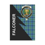 Scottish Falconer Clan Badge Tartan Garden Flag Flash Style - BN