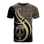 Scottish Ferguson Weathered Clan Badge T-Shirt Believe In Me - K23