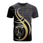 Scottish Fletcher of Dunans Clan Badge T-Shirt Believe In Me - K23