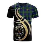 Scottish Forbes Modern Clan Badge T-Shirt Believe In Me - K23