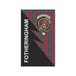 Scottish Fotheringham Clan Badge Tartan Garden Flag Flash Style - BN