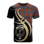 Scottish Fraser Ancient Clan Badge T-Shirt Believe In Me - K23