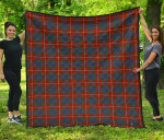 Scottish Fraser Ancient Clan Tartan Quilt Original - TH8