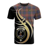 Scottish Fraser Hunting Modern Clan Badge T-Shirt Believe In Me - K23