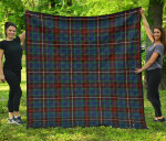 Scottish Fraser Hunting Ancient Clan Tartan Quilt Original - TH8