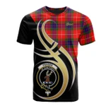 Scottish Fraser Modern Clan Badge T-Shirt Believe In Me - K23