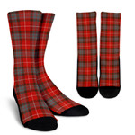 Scottish Fraser Weathered Clan Tartan Socks - BN