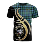 Scottish Galbraith Ancient Clan Badge T-Shirt Believe In Me - K23
