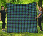 Scottish Galbraith Ancient Clan Tartan Quilt Original - TH8