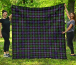 Scottish Galbraith Modern Clan Tartan Quilt Original - TH8