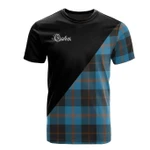 Scottish Garden Clan Badge T-Shirt Military - K23