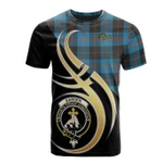 Scottish Garden Clan Badge T-Shirt Believe In Me - K23