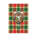 Scottish Gibbs Clan Badge Tartan Garden Flag - K7