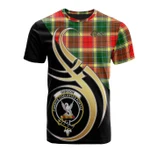 Scottish Gibson Clan Badge T-Shirt Believe In Me - K23