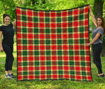 Scottish Gibbs Clan Tartan Quilt Original - TH8