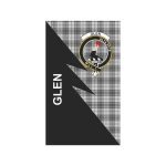 Scottish Glen Clan Badge Tartan Garden Flag Flash Style - BN
