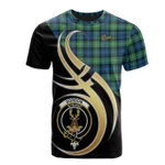 Scottish Gordon Ancient Clan Badge T-Shirt Believe In Me - K23