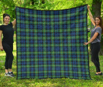 Scottish Gordon Ancient Clan Tartan Quilt Original - TH8
