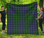 Scottish Gordon Modern Clan Tartan Quilt Original - TH8