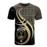 Scottish Gordon Weathered Clan Badge T-Shirt Believe In Me - K23