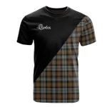 Scottish Gordon Weathered Clan Badge T-Shirt Military - K23