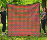 Scottish Grant Ancient Clan Tartan Quilt Original - TH8