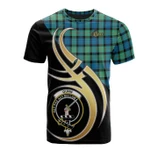 Scottish Gunn Ancient Clan Badge T-Shirt Believe In Me - K23