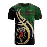 Scottish Halkerston Clan Badge T-Shirt Believe In Me - K23