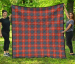 Scottish Hamilton Ancient Clan Tartan Quilt Original - TH8
