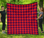 Scottish Hamilton Modern Clan Tartan Quilt Original - TH8