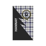 Scottish Hannay Clan Badge Tartan Garden Flag Flash Style - BN