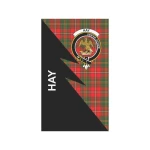 Scottish Hay Clan Badge Tartan Garden Flag Flash Style - BN