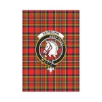Scottish Hepburn Clan Badge Tartan Garden Flag - K7