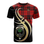 Scottish Hogg Clan Badge T-Shirt Believe In Me - K23