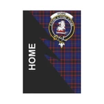Scottish Home (or Hume) Clan Badge Tartan Garden Flag Flash Style - BN