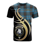 Scottish Horsburgh Clan Badge T-Shirt Believe In Me - K23