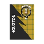 Scottish Houston Clan Badge Tartan Garden Flag Flash Style - BN