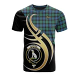 Scottish Hunter Ancient Clan Badge T-Shirt Believe In Me - K23
