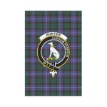 Scottish Hunter Modern Clan Badge Tartan Garden Flag - K7