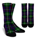 Scottish Inglis Modern Clan Tartan Socks - BN