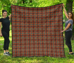 Scottish Innes Ancient Clan Tartan Quilt Original - TH8