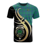 Scottish Irvine Ancient Clan Badge T-Shirt Believe In Me - K23