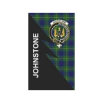 Scottish Johnston Clan Badge Tartan Garden Flag Flash Style - BN