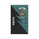 Scottish Keith Clan Badge Tartan Garden Flag Flash Style - BN