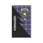 Scottish Kinnaird Clan Badge Tartan Garden Flag Flash Style - BN