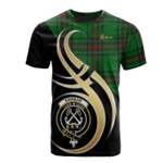 Scottish Kinnear Clan Badge T-Shirt Believe In Me - K23