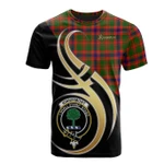 Scottish Kinninmont Clan Badge T-Shirt Believe In Me - K23