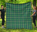 Scottish Kennedy Ancient Clan Tartan Quilt Original - TH8
