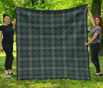 Scottish Kennedy Modern Clan Tartan Quilt Original - TH8